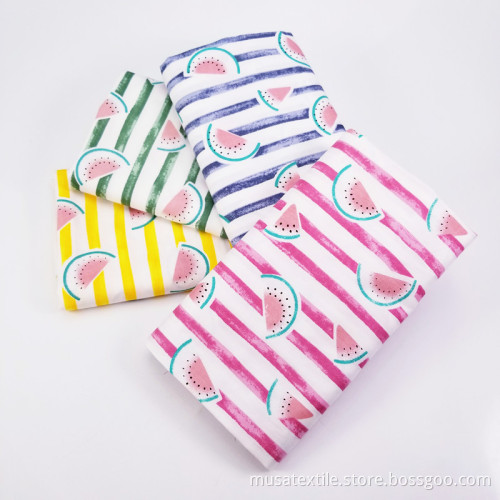 Breathable Customized Printed 100% Cotton Twill Fabric